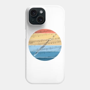 Flute Music Notation Flutist Summer Festival Phone Case