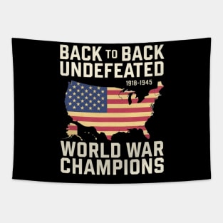 American Flag with States, Fourth of July Tapestry