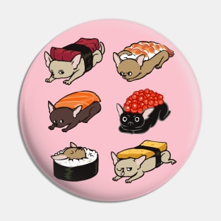 Sushi Chihuahua Pin