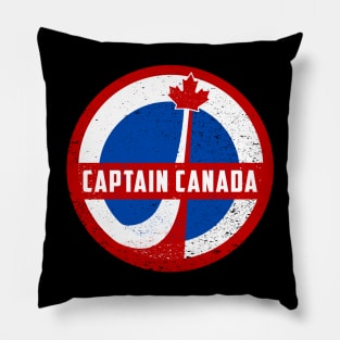 Captain Canada leaf with Canada flag and text captain Canada the a best father birthday gift for daddy Pillow