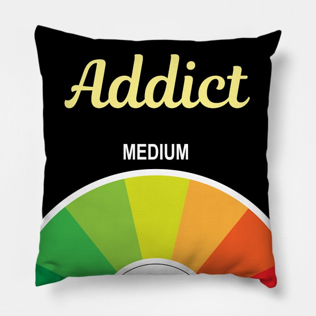 Addict Powerlifting Powerlift Power Lifting Pillow by Hanh Tay