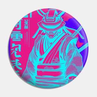 cyberpunk samurai Pin