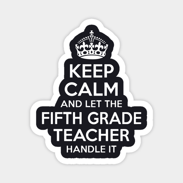 Keep Calm And Let The Fifth Grande Daughter T Shirts Magnet by erbedingsanchez