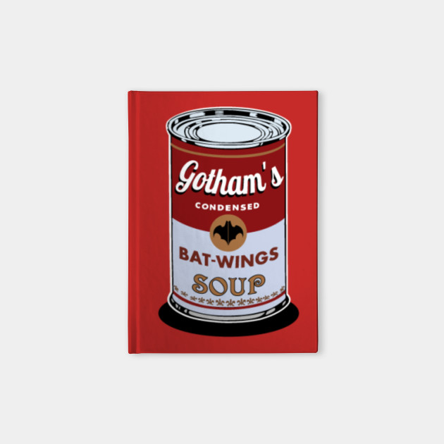 GOTHAM CONDENSED BAT-WINGS SOUP - Batman - Notebook | TeePublic