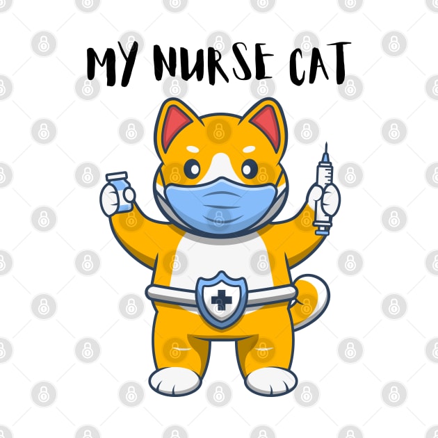 MY NURSE CAT/ Nurse Catshirt by Rightshirt