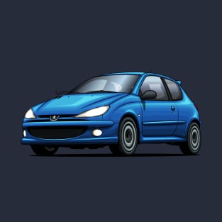 Peugeot 206 RC - Blue T-Shirt