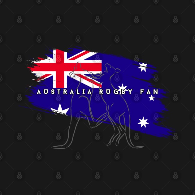 Minimalist Rugby Part 3 #005 - Australia Rugby Fan by SYDL