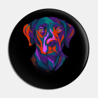 Dog popart Pin