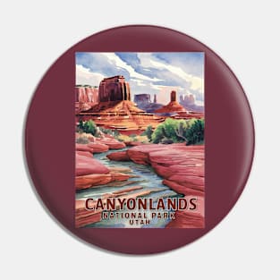 Watercolor Beauty - Canyonlands, Utah Pin