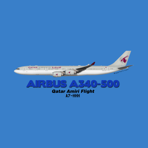 Airbus A340-500 - Qatar Amiri Flight by TheArtofFlying