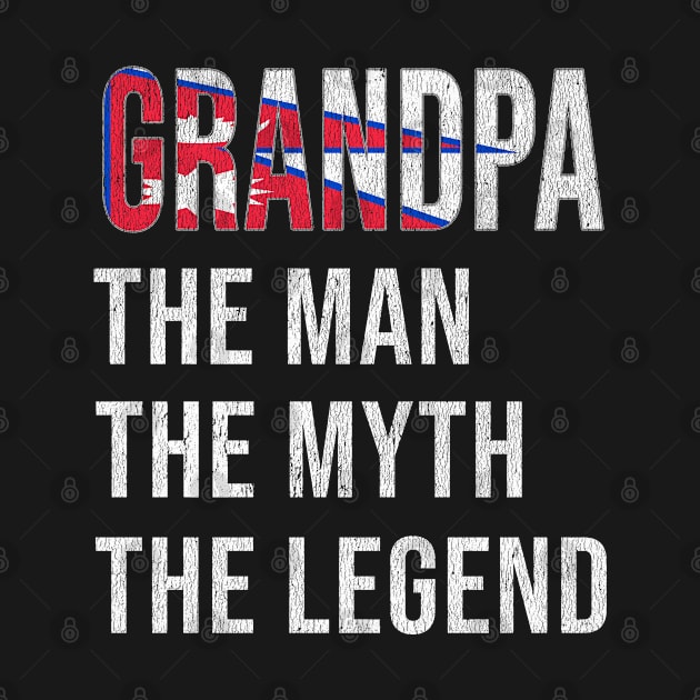 Grand Father Nepalese Grandpa The Man The Myth The Legend - Gift for Nepalese Dad With Roots From  Nepal by Country Flags