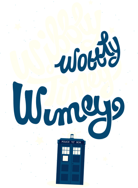 Wibbly Wobbly Timey Wimey Kids T-Shirt by risarodil