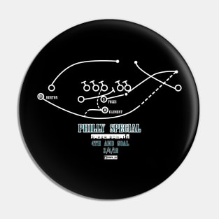 "Philly Special" Black Pin