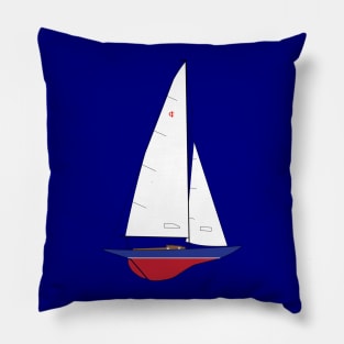 International One Design - IOD - Sailboat Pillow