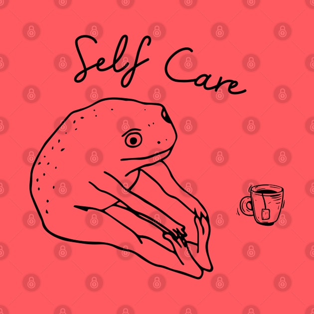 Self Care Frog by susanne.haewss@googlemail.com