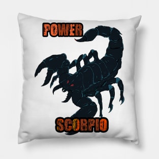 scorpio zodiac Pillow