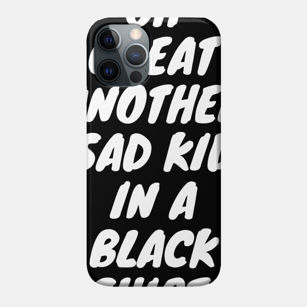 Your Go To Black Shirt - Black - Phone Case