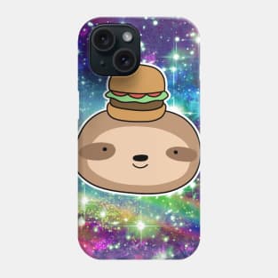 Hamber Sloth Face Rainbow Space Phone Case