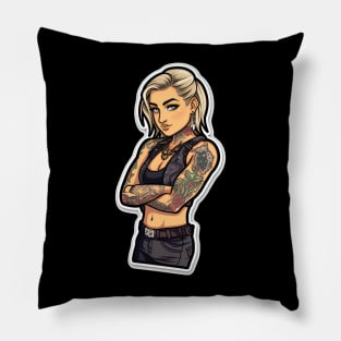 Empowered Mami Inspired Pro Wrestling Pillow