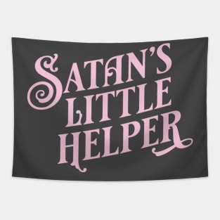 Satan's Little Helper - Pink Tapestry