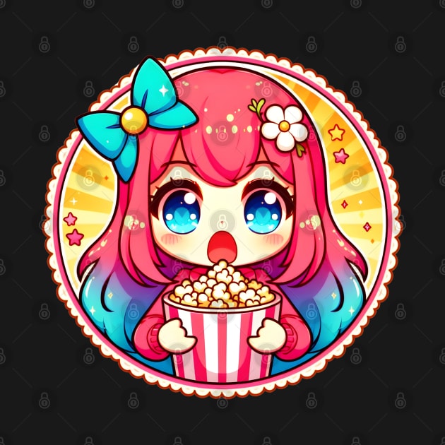 Popcorn Anime girl by Japanese Fever