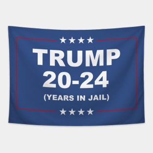 Trump 20-24 Years In Jail Tapestry