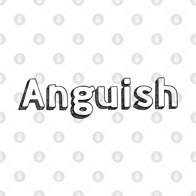 Anguish / Typography Design by Aqumoet