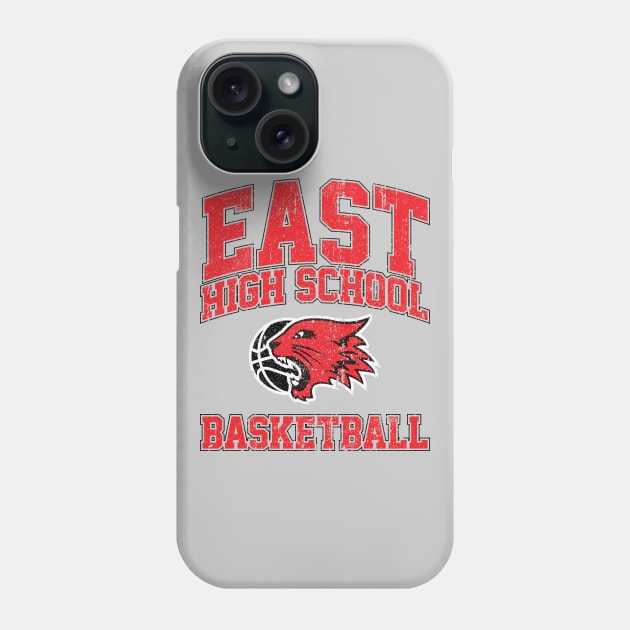 East High School Basketball (Variant) Phone Case by huckblade