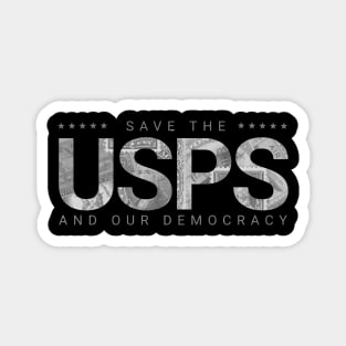 gray save the usps Magnet