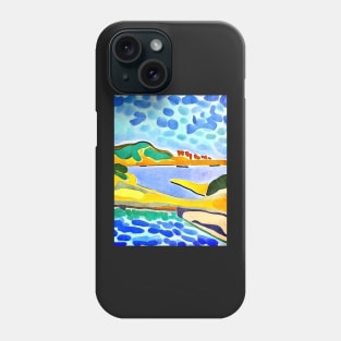 Landscape by the lake Phone Case