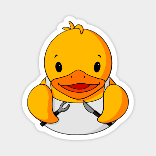 Cook Rubber Duck Magnet