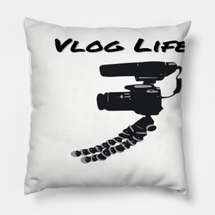 Vlog Life Pillow