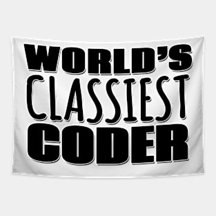 World's Classiest Coder Tapestry