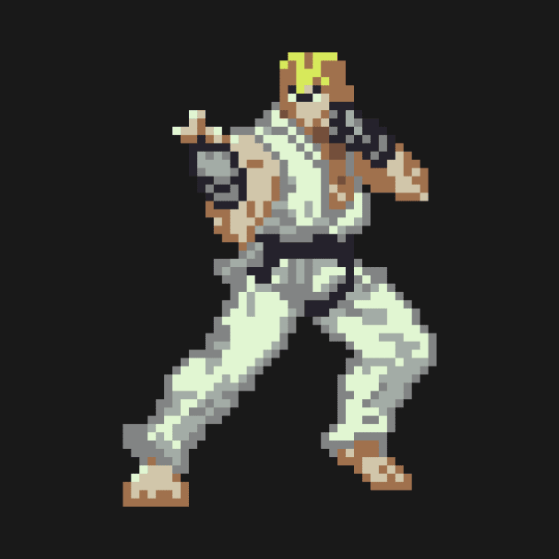 Pixel Ultimate - Ken - White by studio bluemouse