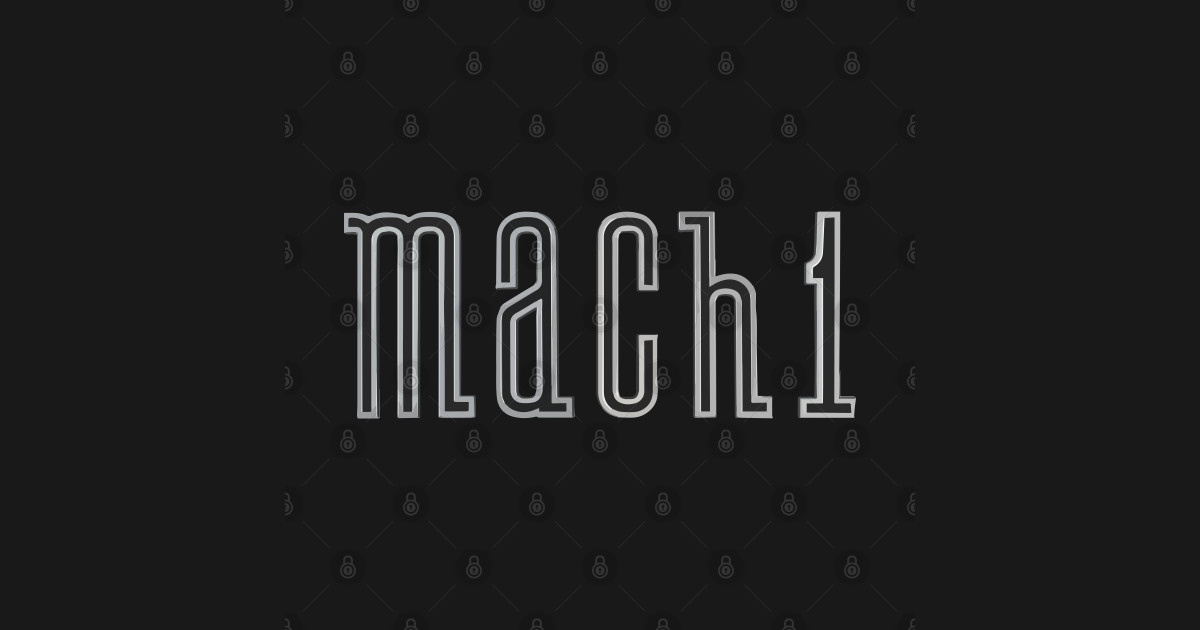 Vintage Mach 1 Logo - Mach 1 Logo - T-Shirt | TeePublic