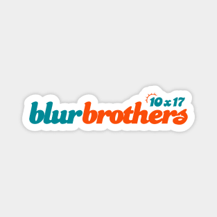 Dolphins Football - The Blur Brothers Magnet