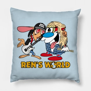 Ren's World 90's funny design Pillow