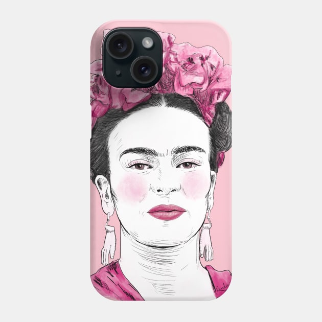 Frida Phone Case by Pendientera