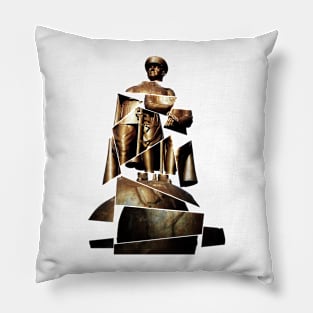 Deformed Statue 3 Pillow