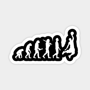 Funny Basketball Evolution Gift For Basketball Players Magnet