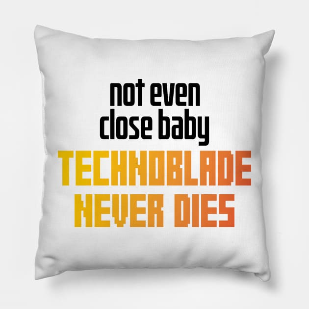 Technoblade Never Dies Pillow by EleganceSpace