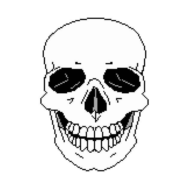 Pixel Skull by Vampireslug