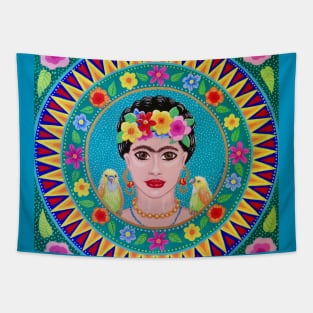 Fabulous Frida Mandala Tapestry