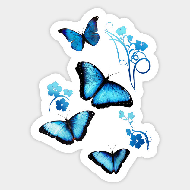 hydro flask stickers blue