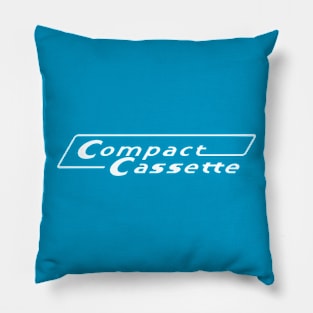 Compact Cassette (light) Pillow