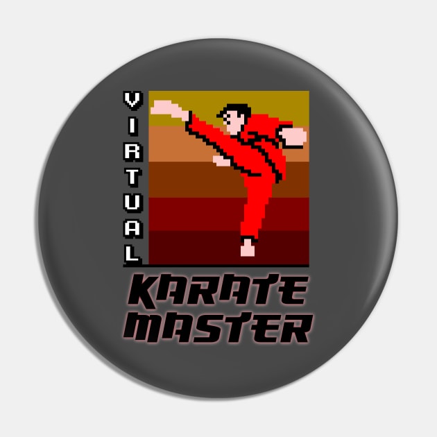 Virtual Karate Master Pin by arcadeheroes