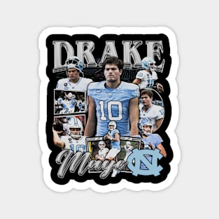 Drake Maye College Vintage Bootleg Magnet