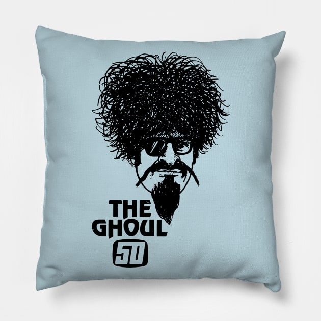 The Goul Channel 61 Pillow by donnasafir