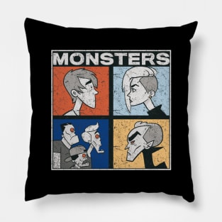 all time monsters Pillow
