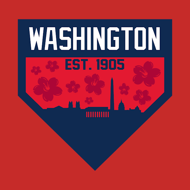 Washington Home Plate Skyline by CasualGraphic